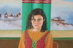 Miriam figlia di Tamara - olio su tela - 50x60 - 2019